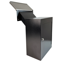 OPEN BOX Rainproof Through the Wall Locking Mailbox with 10&#39;&#39; Adjustable... - $113.99
