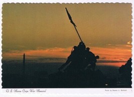 Virginia Postcard Arlington US Marine Corp War Memorial - £2.33 GBP