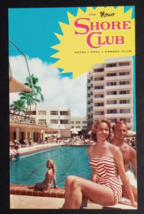 Shore Club Hotel Bathing Beauty Cabana Club Miami Beach FL UNP Postcard c1950s - £7.95 GBP