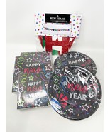 NEW YEAR&#39;S EVE Party Lot Napkins, Plates, Banner NEW - $311.78 MXN