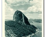 Posteriore Vista Zucchero Loaf Mountain Rio De Janeiro Brasile Unp Wb Ca... - $6.11