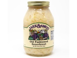 Jake &amp; Amos Old Fashioned Sauerkraut, 2-Pack 31 oz. Jars - £27.92 GBP