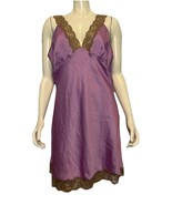 Mystique Intimates Purple V Neck Sleeveless Nightgown Size 2X - $32.57 CAD