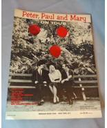 1964 Peter Paul and Mary On Tour Music Song Book FREE SHIPPING - £11.64 GBP