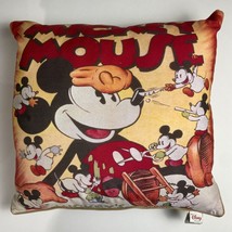 Mickey&#39;s Nightmare Disney Direct Pillow 17 x 17 - £9.01 GBP