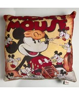 Mickey&#39;s Nightmare Disney Direct Pillow 17 x 17 - £8.88 GBP