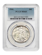 1941 50C Pcgs MS65 - £130.23 GBP