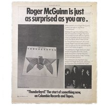 Roger McGuinn Thunderbyrd Print Ad 1977 Vintage 70s Rock Music Retro - £5.99 GBP