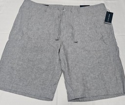 Perry Ellis Shorts Flat Front Chiseled Stone Gray 12&quot; Inseam Men&#39;s Size ... - €14,66 EUR