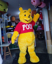 New Winnie The Pooh Bear Mascot Costume Adult Party Event Halloween For ... - $390.00