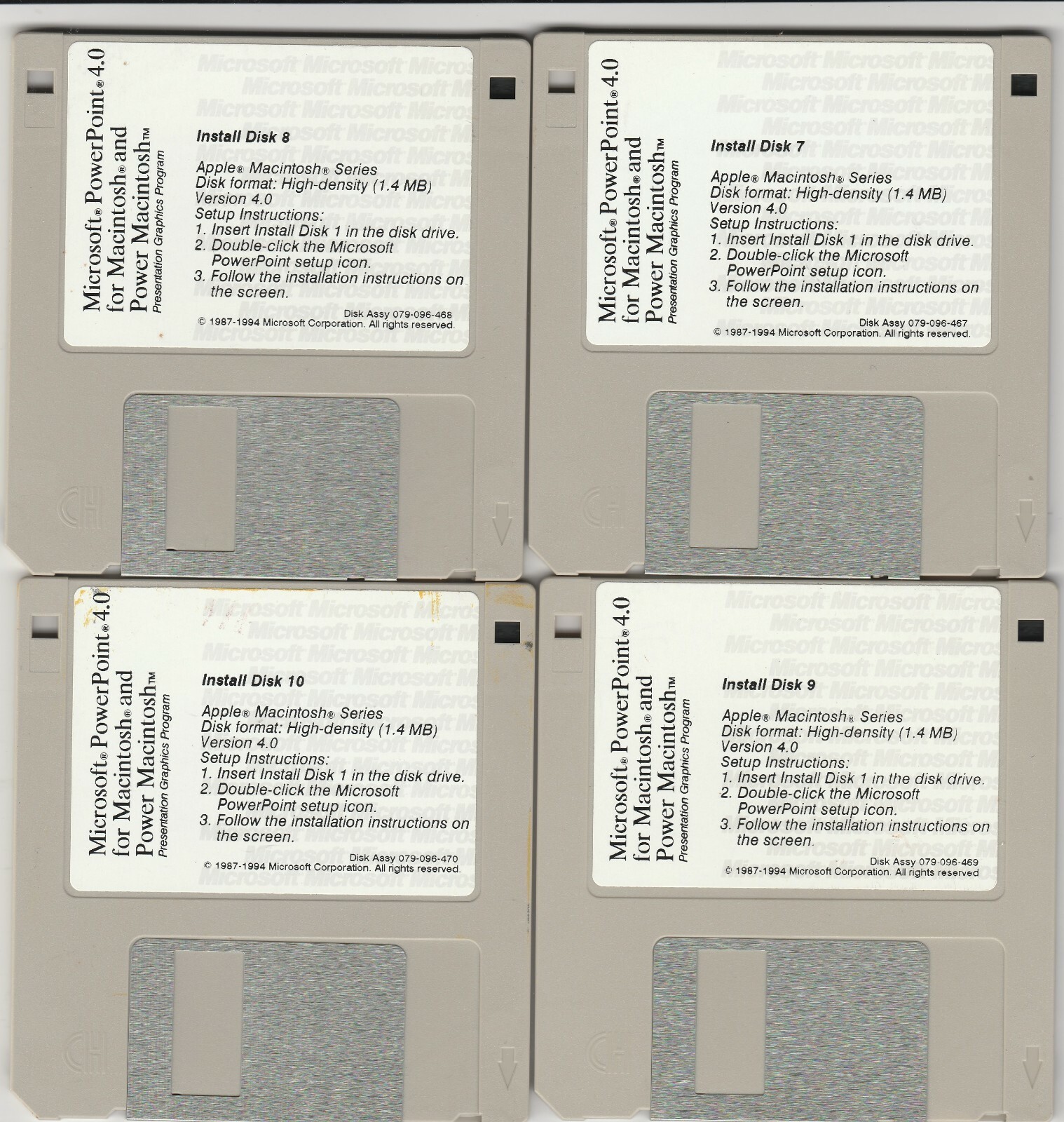 Microsoft PowerPoint Viewer v. 4.0- ~ 13 Set of 3.5" Disks for Apple Macintosh Item image 3