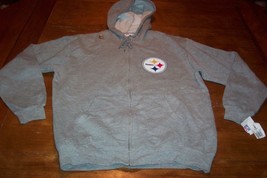 PITTSBURGH STEELERS NFL FOOTBALL HOODED HOODIE SWEATSHIRT MEDIUM NEW w/ TAG - £31.29 GBP