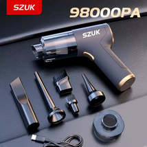 SZUK Handheld Car Vacuum Cleaner 98000PA 4000mAh - Powerful Mini Wireless Portab - £24.11 GBP+
