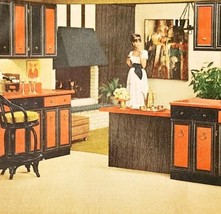 1966 Cyanamid Formica Brand Red Black Kitchen Advertisement Home Decor D... - $29.99