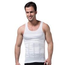 Men&#39;s Instant Slimming Undershirt - White- Medium - £7.11 GBP