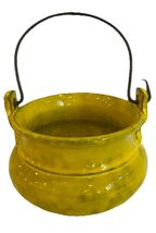 Vintage RARE Alvino Bagni Rosenthal Netter Bean Pot Yellow Mid Century L... - $166.24