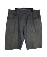 Levis Mens Shorts Size 40 Gray Denim Pockets Walking 12&quot; Inseam - £19.84 GBP