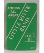 LITTLE RIVER BAND - VINTAGE 1984 ORIGINAL CONCERT TOUR CLOTH BACKSTAGE PASS - $20.51 CAD