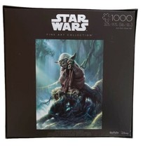 Star Wars Fine Art Collection YODA Buffalo Games 1000 Piece Puzzle Ages 14+ - £9.43 GBP