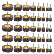 Rocaris 80 Grit Aluminum Oxide Flap Wheels In Cylindrical Shape, 8 Sizes. - $42.93