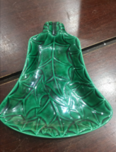 Bell Shaped Holly Dish Ceramic Mold Christmas Serving Duncan 16B LOVELY 8x7 - $34.60