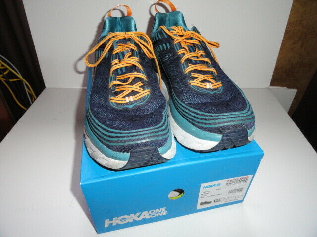 Hoka One One Bondi 6 Black Iris / Storm Blue  Men&#39;s Sneakers Size 12.5&quot; ... - $128.25