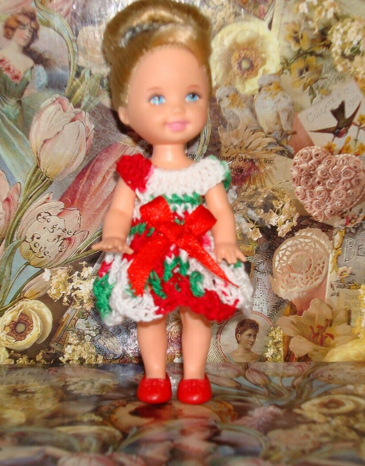 Hand crocheted Doll Clothes for Kelly or same size dolls #2519 - $12.00