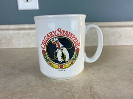Calgary Stampede Vintage 1976 Made In England 10 Fluid Ounce Coffee Mug - $10.78