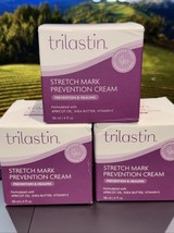 TriLASTIN Maternity Stretch Mark Prevention  &amp; Healing Cream 4 oz (3 Pac... - $980.59 MXN