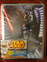 Crayola Star Wars Darth Vader Collectible Tin 64 ct Crayons--NEW - £8.17 GBP