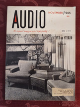 Rare AUDIO Hi Fi Magazine November 1965 Accent on STEREO - £12.98 GBP
