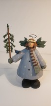 Williraye Studio Winter Angel WW7639 Christmas Figurine Girl Snowman Tre... - £18.85 GBP