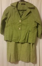 Talbots - Green Skirt Suit Size 12 Nwot B7 / - £26.52 GBP
