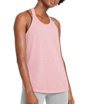 Nike Womens Elastika T-Back Logo Top Size X-Small Color Pink Glaze/Htr/White - £26.75 GBP
