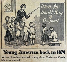 C.E. Osgood Home Furnishing Creditors Christmas Advertisement 1927 Boston DWEE3B - £31.23 GBP