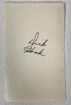 Dick Hoak Signed Autographed 3x5 Index Card - Football - £10.19 GBP