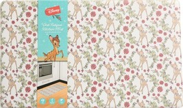 Anti-Fatigue Pvc Floor Mat (18&quot;x30&quot;) Christmas, Disney Bambi Deer &amp; Flowers, Bb - £19.08 GBP