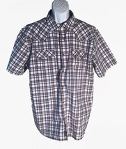 Moonshine Spirit by Brad Paisley Mens Western Short Sleeve Pearl Snap Sh... - $21.77