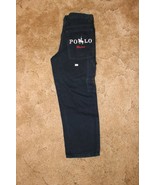 Polo Game Embroidered Boy&#39;s Navy Pants Size 7/8 26 waist x 24 Length - $21.64 CAD