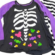 Disney Large &quot;Bones&quot; Glow in the Dark Women&#39;s Pajama Set Sz Large - £13.58 GBP