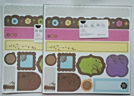 Creative Memories Simple Blooms Border Kit Scrapbook 12 Die Cut Shapes 2... - £7.80 GBP