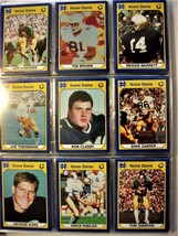 Complete Set 1990 Notre Dame Fighting Irish Cards-(200)-ex/mt in pages - £9.96 GBP