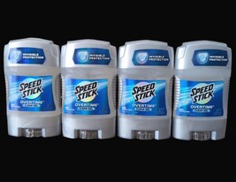 Speed Stick Overtime Antiperspirant x4 Clear Gel 48 Hour Protection Invisible - £47.46 GBP