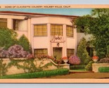 Home of Claudette Colbert Holmby Hills California CA Postcard O4 - £3.07 GBP