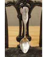 Vintage Breadner BMco Sterling Silver Demitasse Spoon Native Ice Fishing 4&quot; - £22.58 GBP