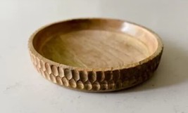 Louise Layne Rustic Wooden Bowl For Decor - Handcrafted Timeless Modern Decor   - £30.81 GBP