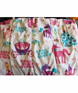 Twin Unicorns, Princess and Castles Comforter  - $10.00