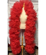 Red Tulle Boa - Custom Order - $135.00+