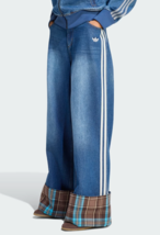 adidas Originals Vintage Wide Leg Jeans Women's Casual Pants Lifestyle K... - $199.71