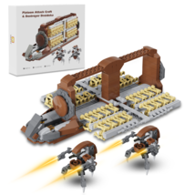 MOC Robot Platoon Attack Aircraft and Destroyer Building Blocks Model Bricks Toy - £21.79 GBP